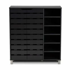 Baxton Studio Shirley Dark Gray Shoe Cabinet 15 Baxton Studio Shirley Dark Gray Shoe Cabinet -Baxton Studio Sales unnamed file 2212