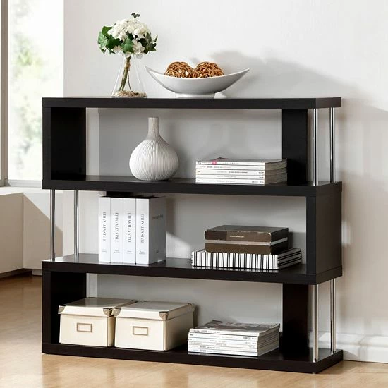 Baxton Studio Barnes 3-Shelf Bookcase 1 Baxton Studio Barnes 3-Shelf Bookcase