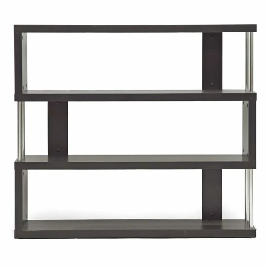 Baxton Studio Barnes 3-Shelf Bookcase 2 Baxton Studio Barnes 3-Shelf Bookcase - Image 2