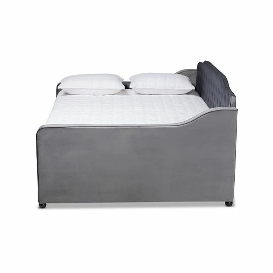 Baxton Studio Freda Daybed Gray 3 Baxton Studio Freda Daybed Gray - Image 3