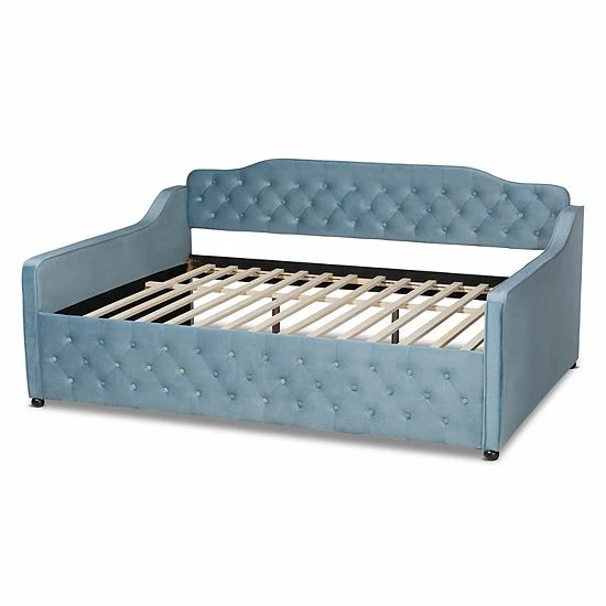 Baxton Studio Freda Daybed Gray 7 Baxton Studio Freda Daybed Gray - Image 7