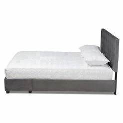 Baxton Studio Caronia Tufted Storage Bed Grey -Baxton Studio Sales unnamed file 2259