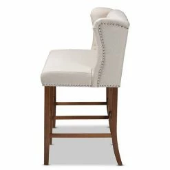 Baxton Studio Alira Bar Stool Pastel Gray -Baxton Studio Sales unnamed file 2265