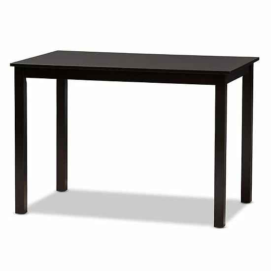 Baxton Studio Modern Gray Upholstered Chair & Table Dining 5-piece Set 2 Baxton Studio Modern Gray Upholstered Chair & Table Dining 5-piece Set - Image 2