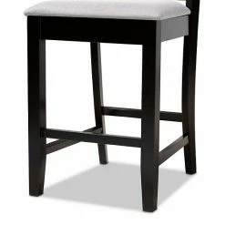 Baxton Studio Devon Counter Stool 2-piece Set Sand Espresso -Baxton Studio Sales unnamed file 229