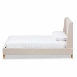 Baxton Studio Adelaide Tufted Platform Bed Gray 11 Baxton Studio Adelaide Tufted Platform Bed Gray -Baxton Studio Sales unnamed file 2291