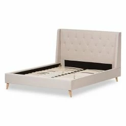 Baxton Studio Adelaide Tufted Platform Bed Gray 12 Baxton Studio Adelaide Tufted Platform Bed Gray -Baxton Studio Sales unnamed file 2292