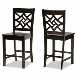 Baxton Studio Nicolette Counter Stool 2-piece Set Dark Brown Walnut 19 Baxton Studio Nicolette Counter Stool 2-piece Set Dark Brown Walnut -Baxton Studio Sales unnamed file 2307