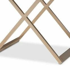 Baxton Studio Patricia Nightstand Black Brass Gold -Baxton Studio Sales unnamed file 2319