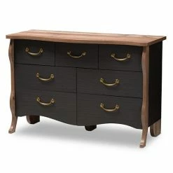 Baxton Studio Romilly Black Dresser