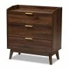 Baxton Studio Lena Medium Brown Chest