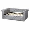 Baxton Studio Mabelle Light Grey Full Daybed Gray