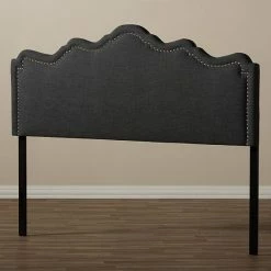 Baxton Studio Nadeen Upholstered Headboard Dark Gray 10 Baxton Studio Nadeen Upholstered Headboard Dark Gray -Baxton Studio Sales unnamed file 2390