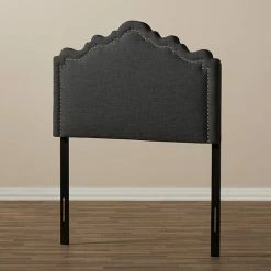 Baxton Studio Nadeen Upholstered Headboard Dark Gray 11 Baxton Studio Nadeen Upholstered Headboard Dark Gray -Baxton Studio Sales unnamed file 2391