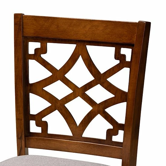 Baxton Studio Nisa Counter Stool 2-piece Set 4 Baxton Studio Nisa Counter Stool 2-piece Set - Image 4