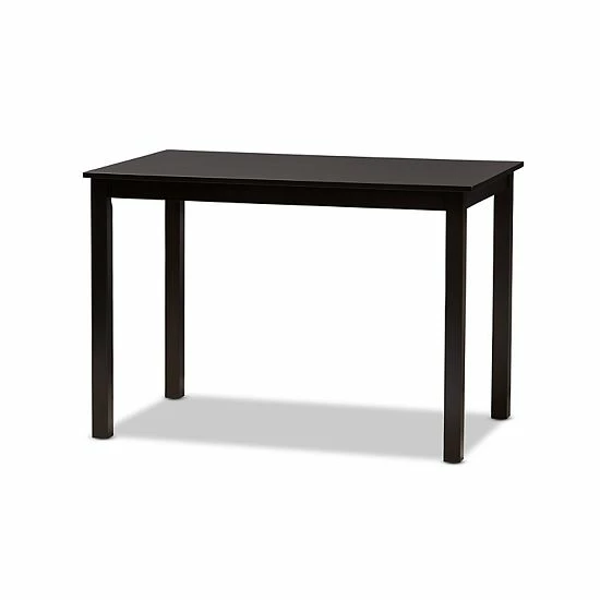 Baxton Studio Modern Solid Espresso Chair & Table Dining 5-piece Set 2 Baxton Studio Modern Solid Espresso Chair & Table Dining 5-piece Set - Image 2