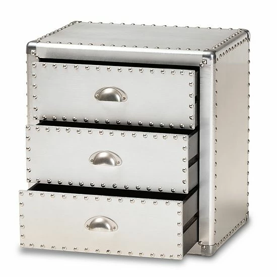 Baxton Studio Armel Silver 3-Drawer Nightstand Baxton Studio Armel Silver 3-Drawer Nightstand -Baxton Studio Sales unnamed file 2446