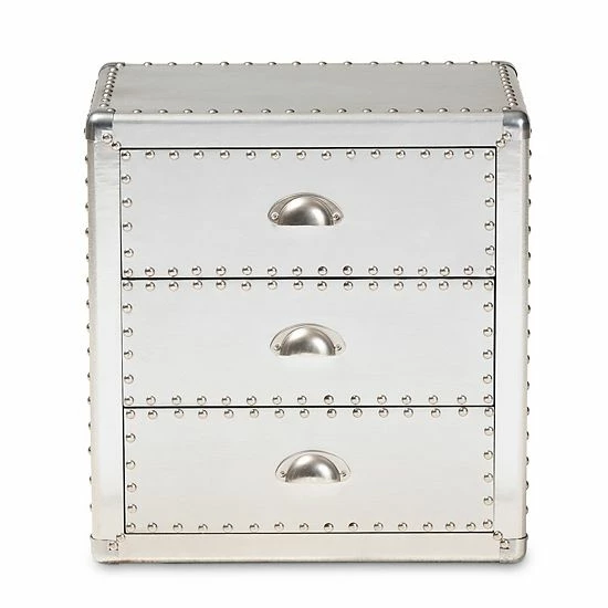 Baxton Studio Armel Silver 3-Drawer Nightstand Baxton Studio Armel Silver 3-Drawer Nightstand -Baxton Studio Sales unnamed file 2448