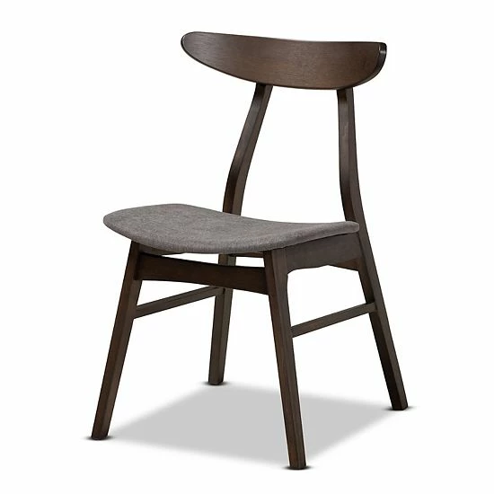 Baxton Studio Britte Dining Chair 4-Piece Set Light Gray Dark Brown Baxton Studio Britte Dining Chair 4-Piece Set Light Gray Dark Brown -Baxton Studio Sales unnamed file 2488