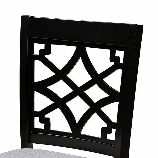 Baxton Studio Nisa Counter Stool 2-piece Set Beige 3 Baxton Studio Nisa Counter Stool 2-piece Set Beige - Image 3