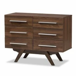 Baxton Studio Mid-Century 6-Drawer Dresser Medium Brown -Baxton Studio Sales unnamed file 2509