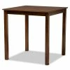 Baxton Studio Lenoir Brown Pub Dining Table