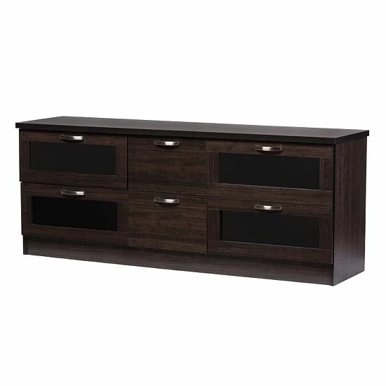 Baxton Studio Adelino 63-in. TV Cabinet 2 Baxton Studio Adelino 63-in. TV Cabinet - Image 2
