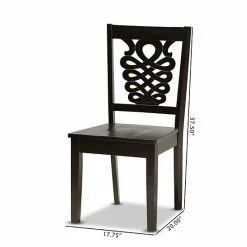 Baxton Studio Gervais Dining Chair 2-piece Set Dark Brown 16 Baxton Studio Gervais Dining Chair 2-piece Set Dark Brown -Baxton Studio Sales unnamed file 2571