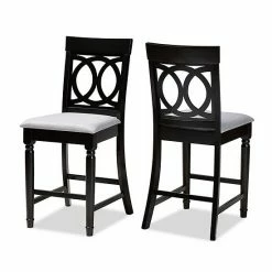 Baxton Studio Verina Counter Stool 2-piece Set Gray -Baxton Studio Sales unnamed file 2581