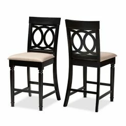 Baxton Studio Verina Counter Stool 2-piece Set Gray -Baxton Studio Sales unnamed file 2582