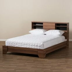 Baxton Studio Vanda 4-Shelf Queen Platform Bed -Baxton Studio Sales unnamed file 2589