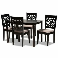 Baxton Studio Jackson Dining Table & Chair 5-piece Set Sand Espresso 19 Baxton Studio Jackson Dining Table & Chair 5-piece Set Sand Espresso -Baxton Studio Sales unnamed file 2599