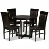 Baxton Studio Irma Dining Table & Chair 5-piece Set