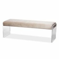 Baxton Studio Hildon Modern Bench Gray -Baxton Studio Sales unnamed file 2639
