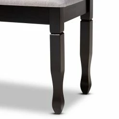 Baxton Studio Corey Dining Bench Gray Walnut -Baxton Studio Sales unnamed file 2649