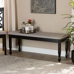 Baxton Studio Corey Dining Bench Gray Walnut -Baxton Studio Sales unnamed file 2650