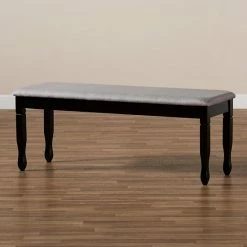 Baxton Studio Corey Dining Bench Gray Walnut -Baxton Studio Sales unnamed file 2651