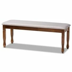 Baxton Studio Corey Dining Bench Gray Walnut -Baxton Studio Sales unnamed file 2653