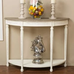 Baxton Studio Vologne Console Table