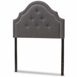 Baxton Studio Cora Button Tufted Upholstered Headboard Gray Beige 6 Baxton Studio Cora Button Tufted Upholstered Headboard Gray Beige -Baxton Studio Sales unnamed file 2674