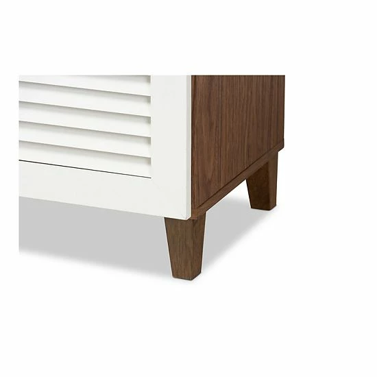 Baxton Studio Coolidge 5-Shelf Shoe Storage Cabinet 7 Baxton Studio Coolidge 5-Shelf Shoe Storage Cabinet - Image 7