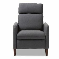 Baxton Studio Mid-Century Lounge Chair Recliner Gray -Baxton Studio Sales unnamed file 2709