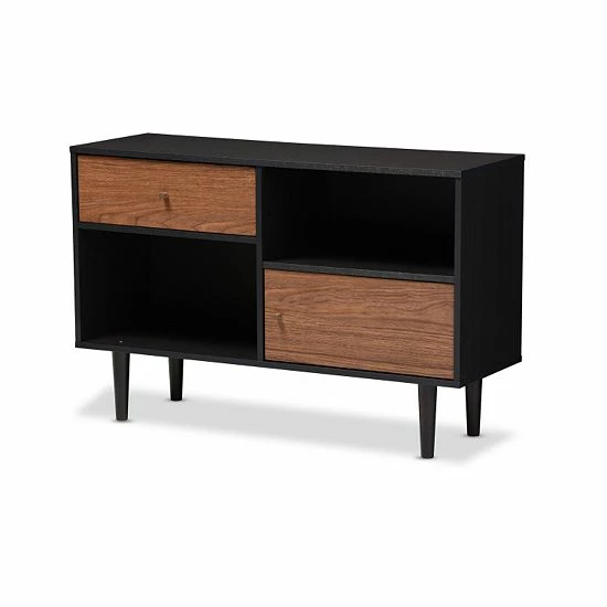 Baxton Studio Auburn Mid-Century Modern Scandinavian Sideboard Cabinet 2 Baxton Studio Auburn Mid-Century Modern Scandinavian Sideboard Cabinet - Image 2