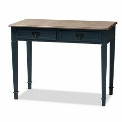 Baxton Studio Dauphine Dark Blue Desk