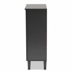 Baxton Studio Melle Light Brown Shoe Cabinet -Baxton Studio Sales unnamed file 2770