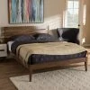Baxton Studio Elmdon Slatted Platform Bed