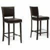 Baxton Studio 2-piece Aries Bar Stool Set White