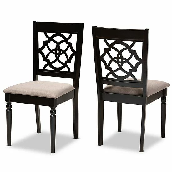 Baxton Studio Renaud Dining Chair 2-piece Set 1 Baxton Studio Renaud Dining Chair 2-piece Set