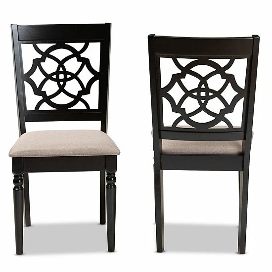 Baxton Studio Renaud Dining Chair 2-piece Set 3 Baxton Studio Renaud Dining Chair 2-piece Set - Image 3