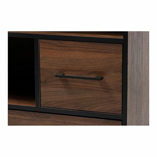 Baxton Studio Charis Bookcase Storage Cabinet 6 Baxton Studio Charis Bookcase Storage Cabinet - Image 6
